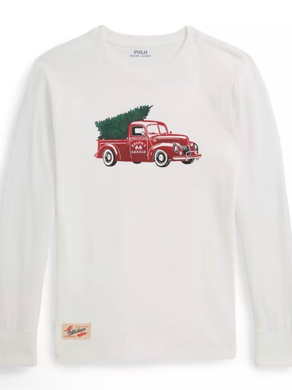 Ralph Lauren White Tee with Red Logt
